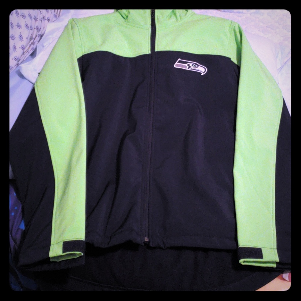 SEAHAWKS Hooded Zip Up Jacket